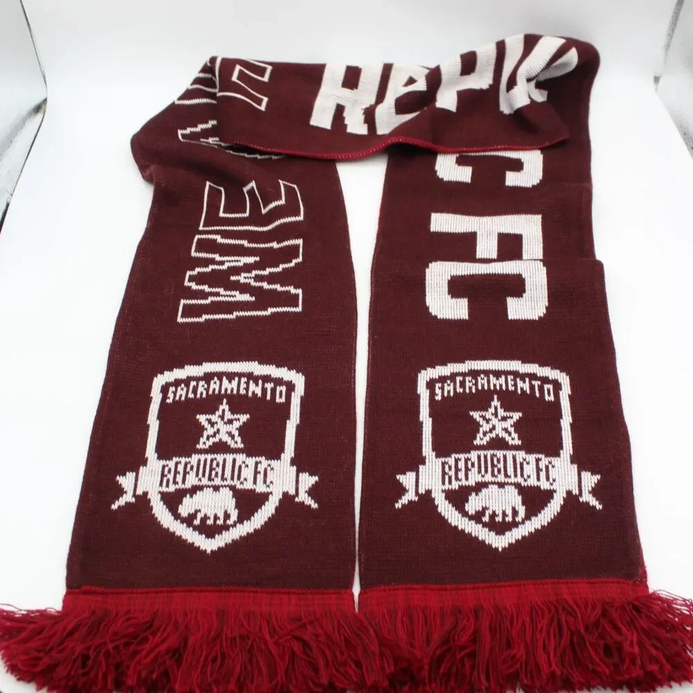 Soccer Sacramento Republic FC We Are Indomitable Member Scarf Ruffneck 2020 Red